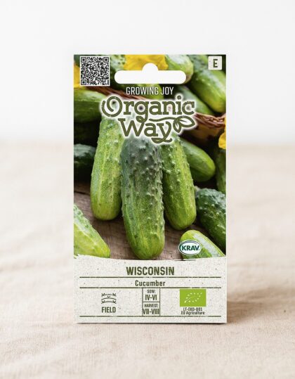 Orgaanilised kurgi seemned 'Wisconsin'